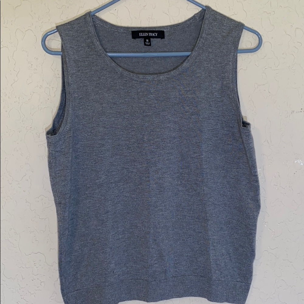Vintage 90’s Ellen Tracy Grey Vest